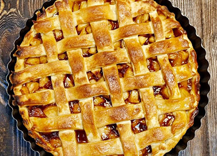 فطيرة التفاح بالقرفة