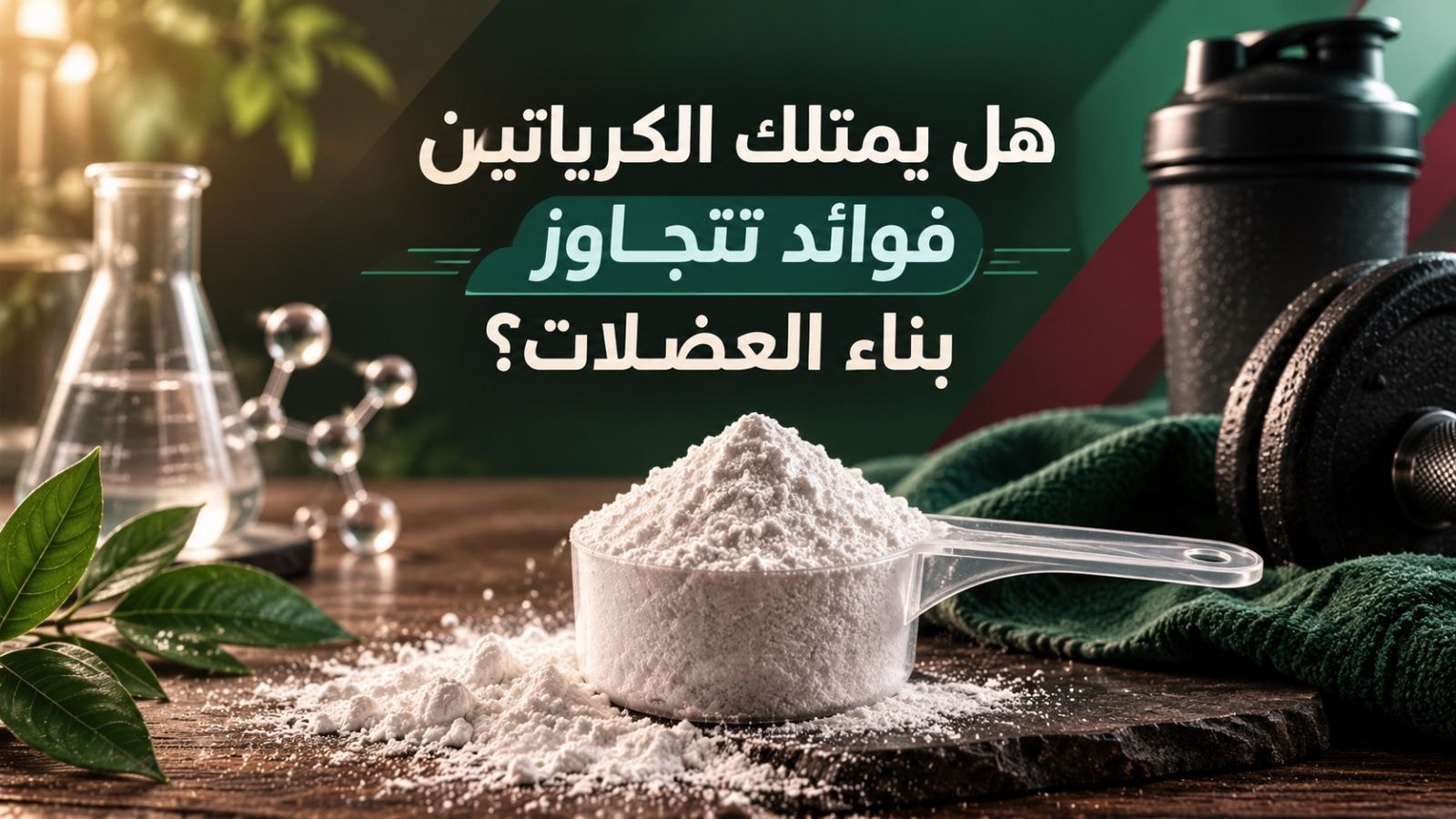 هل يمتلك الكرياتين فوائد تتجاوز بناء العضلات؟