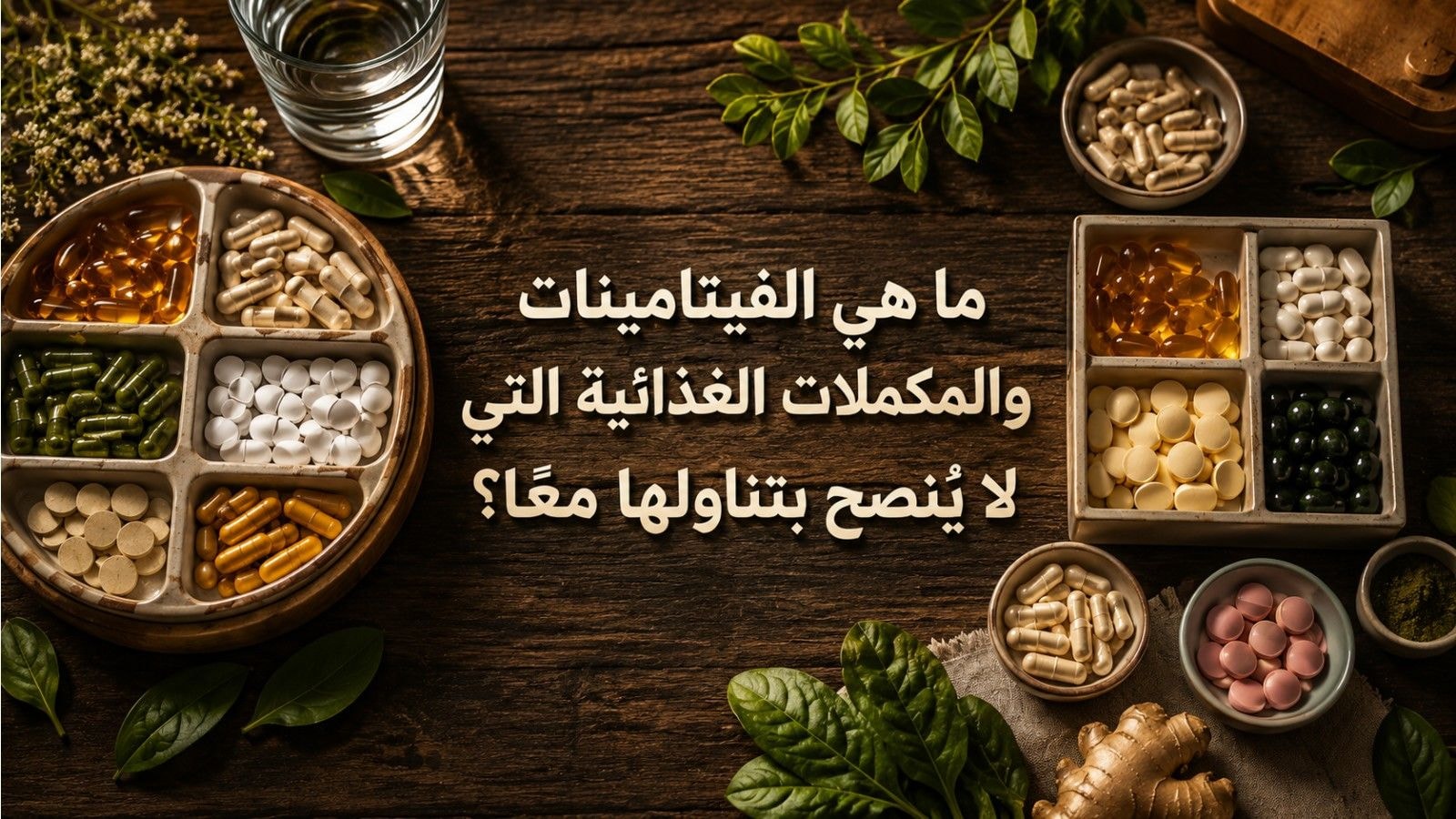 ما هي الفيتامينات والمكملات الغذائية التي لا يُنصح بتناولها معًا؟
