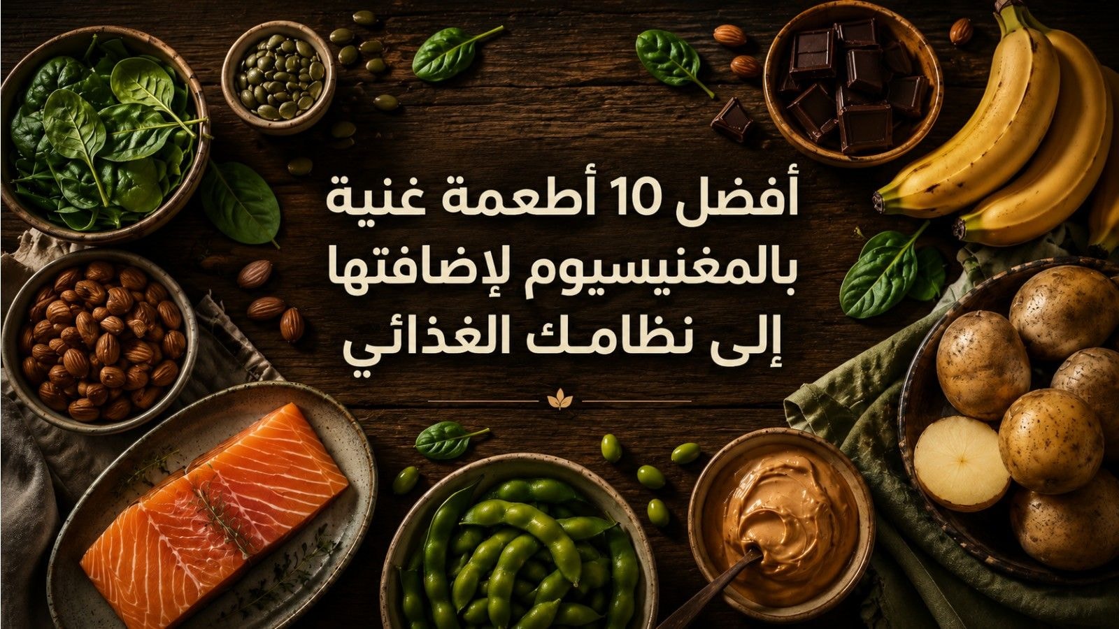أفضل 10 أطعمة غنية بالمغنيسيوم لإضافتها إلى نظامك الغذائي